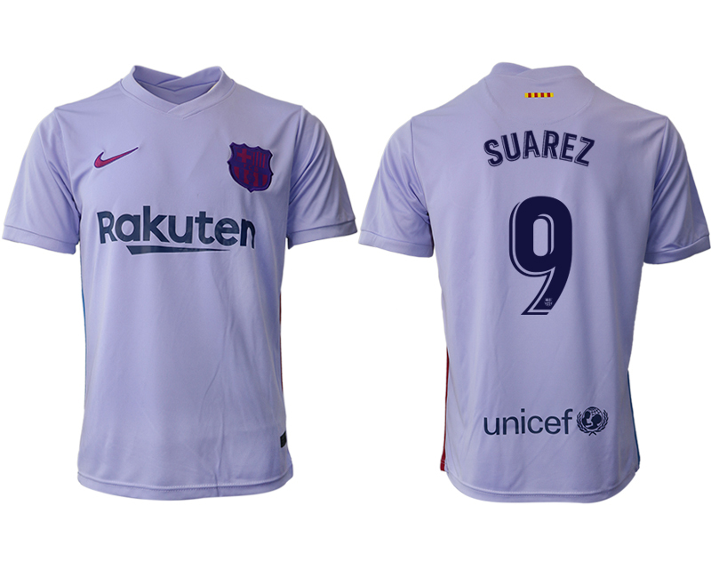 Men 2021-2022 Club Barcelona away aaa version purple #9 Soccer Jerseys->customized soccer jersey->Custom Jersey